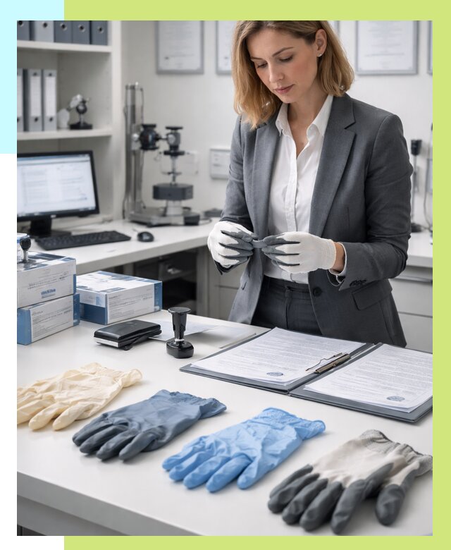 Сертификация перчаток в Каменске-Уральском от 9042 р. | Алешин-Кмн