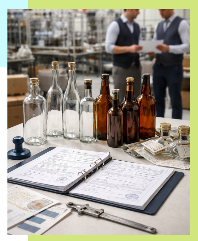 Сертификация стеклянных бутылок в Каменске-Уральском от 26595 р. | Алешин-Кмн