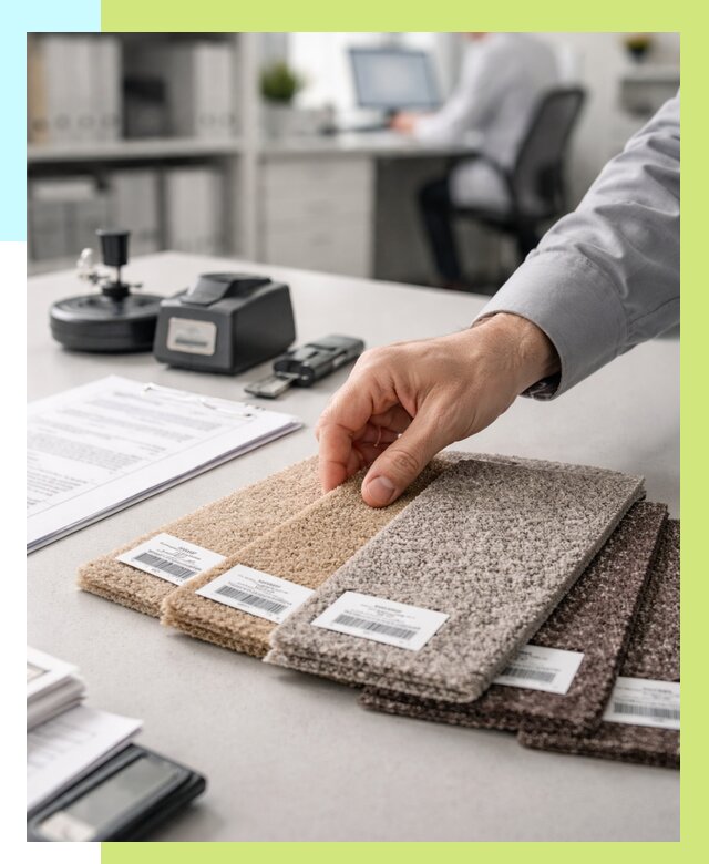 Сертификация ковролина в Каменске-Уральском от 15957 р., Алешин-Кмн