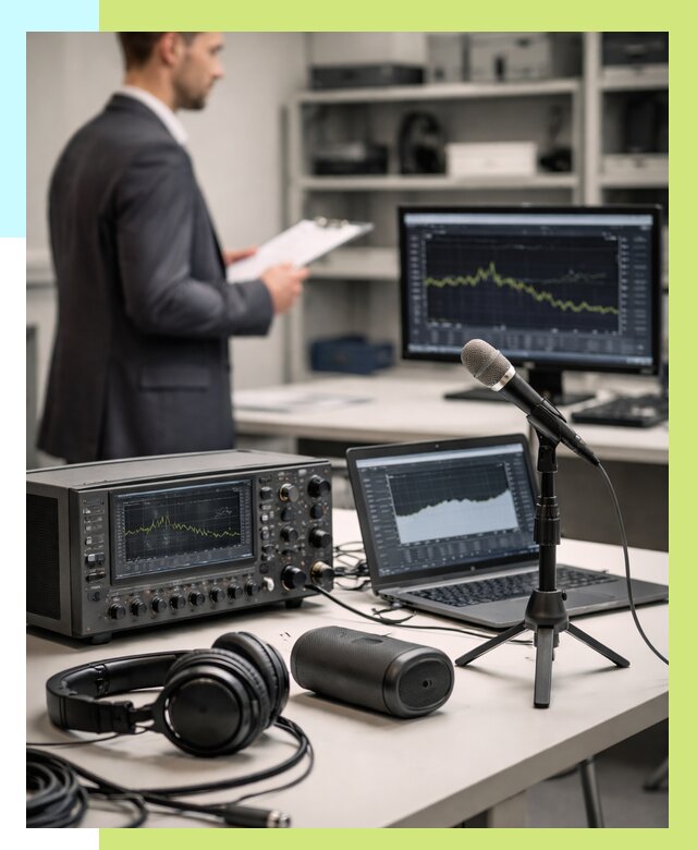 Сертификация аудиотехники в Каменске-Уральском от 15957 р., Алешин-Кмн