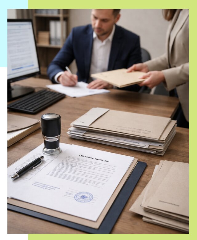 Отказное письмо для таможни в Каменске-Уральском от 3191 р, Алешин-Кмн