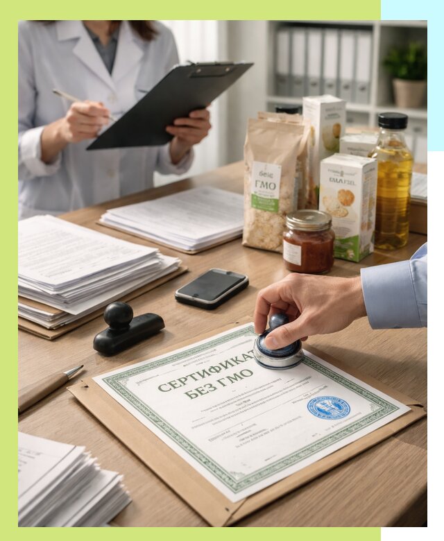 Получение сертификата Без ГМО для продукции в Каменске-Уральском