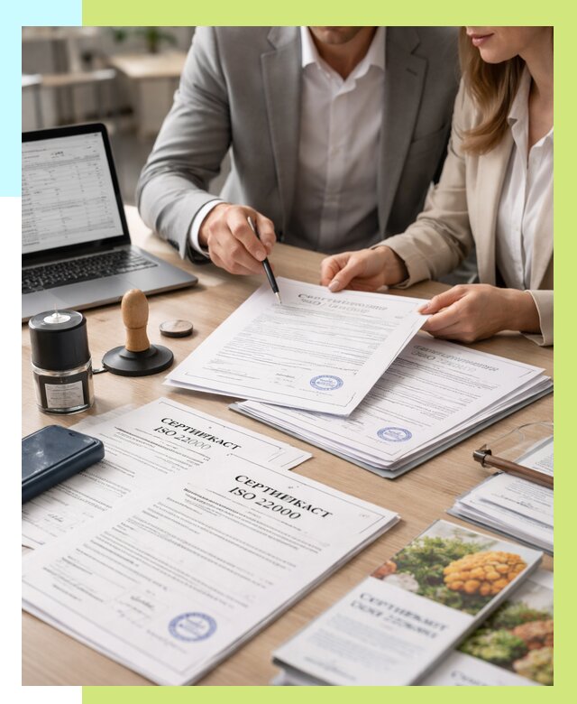 Сертификат ISO 22000 в Каменске-Уральском от 42552 р. под ключ | Алешин-Кмн